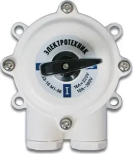 Пакетный выключатель IP54